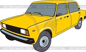 Такси - векторное изображение клипарта