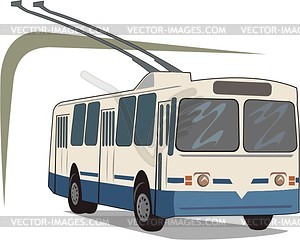 Trolley bus - vector clip art