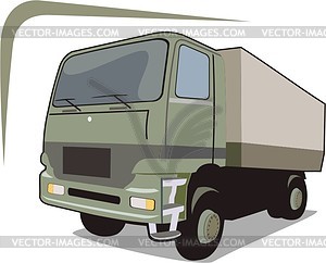 Truck - stock vector clipart