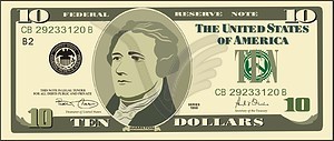 U.S. dollar - vector image