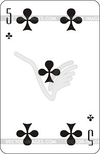 Playing card - vector clipart / vector image