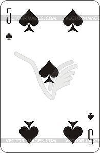 Playing card - vector clip art