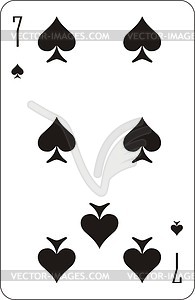 Playing card - vector clip art