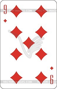 Playing card - vector clipart