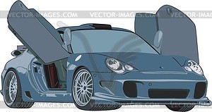 Car - color vector clipart