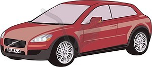 Автомобиль - векторный рисунок