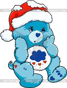 christmas teddy bear clipart