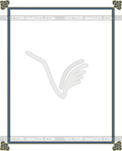 Frame decoration - vector clipart