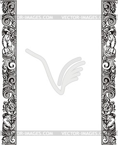 Ornamental border - vector image