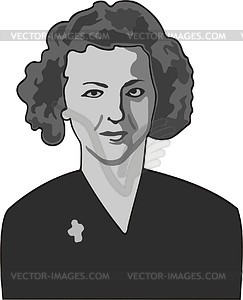 Ева Браун - векторный клипарт