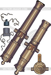 Cannons - vector clipart