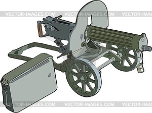 Cannon - stock vector clipart