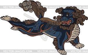 Chinese lion - vector image