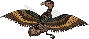Птица - стоковое векторное изображение