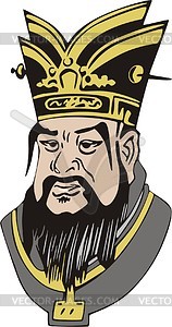 Confucius - vector clipart