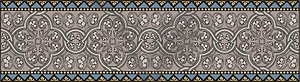 Medieval decoration - vector image