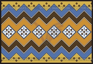 Ancient Egyptian ornamental pattern - vector EPS clipart