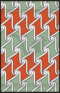 Ancient Egyptian ornamental pattern - vector clip art