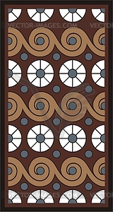 Ancient Egyptian ornamental pattern - vector clipart