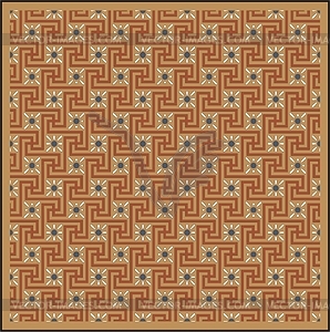 Ancient Egyptian ornamental pattern - vector image