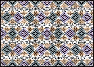 Ancient Egyptian ornamental pattern - vector image