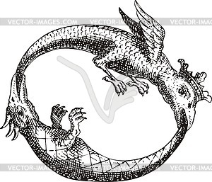 Serpents (Donum Dei by Abraham Eleazar) - vector clipart