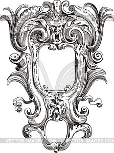 Antique frame - vector clipart