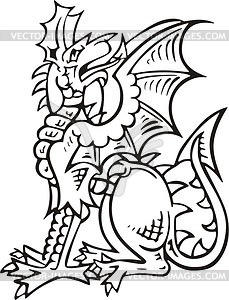 Gryphon - vector clipart