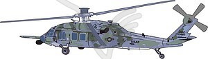 Вертолет - векторное изображение EPS