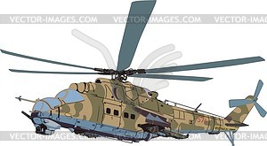 Helicopter - vector image
