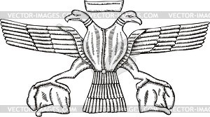 Two-headed eagle - vector clip art