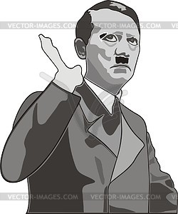 Adolph Hitler - vector clipart