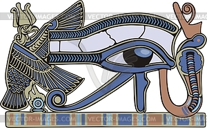 Auge von Horus - vektorisierte Abbildung