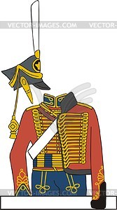 Hussar uniform - vector clipart