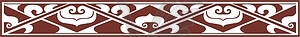 Japanese ornamental line - vector image