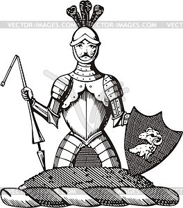 Knight - vector image