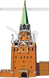 Moscow Kremlin - vector clip art