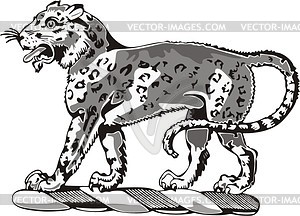 Leopard - vector clip art