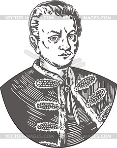 Lzhedmitri I (Pseudo-demetrius I) - vector clipart