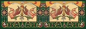 Medieval decorations - vector clipart