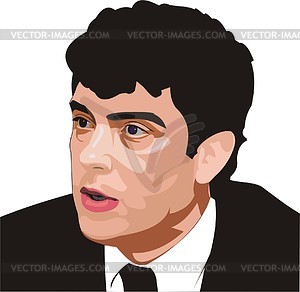 Boris Nemtsov - vector clipart