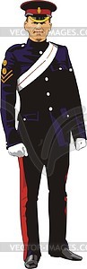 Officer - vector clip art