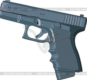 Pistol - vector clip art