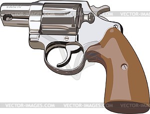 Револьвер - векторизованное изображение клипарта