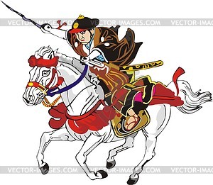 Horseman - vector image