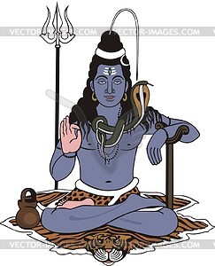 Shiva - vector image