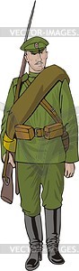 Soldier - vector clip art