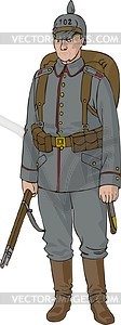 Soldier - royalty-free vector image
