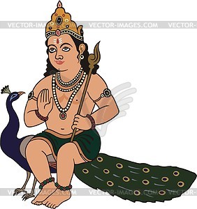 Subramanya - vector clipart