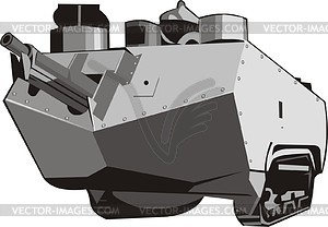 Tank Chamond - vector clipart
